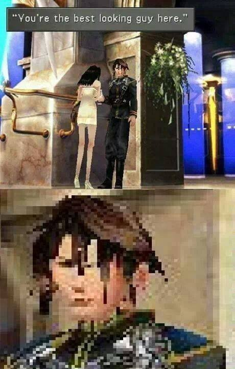 Illustration for article titled Final Fantasy VIII Remaster Addresses A Classic Meme